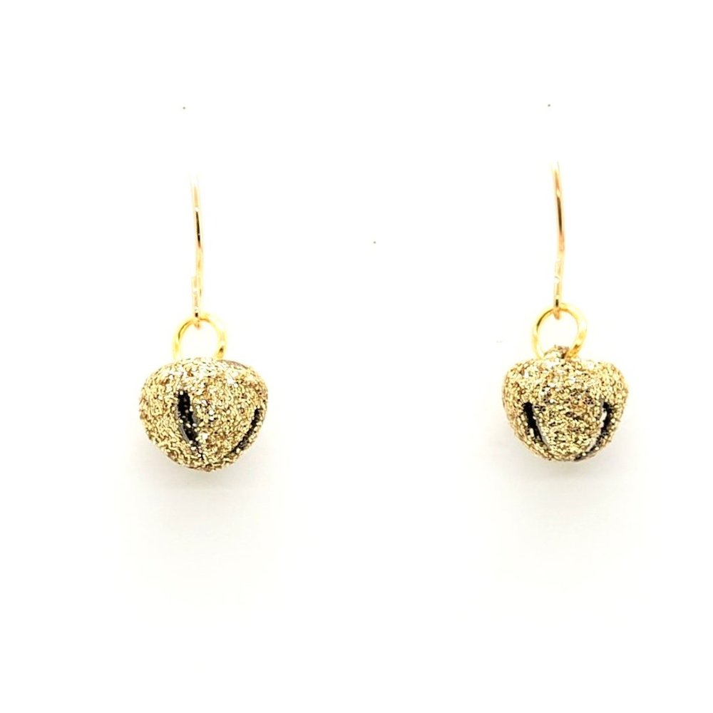 Gold Bell Earrings